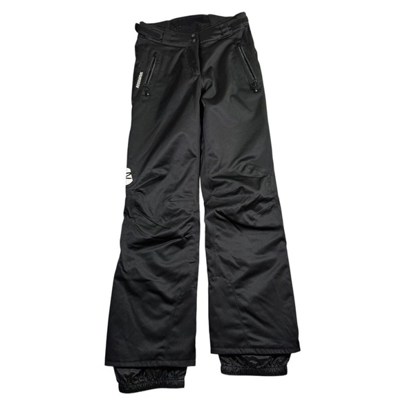 Rossignol Snow Pants Women's Small Black Thermolite Ski Snowboard Zipper Pockets - Picture 1 of 14